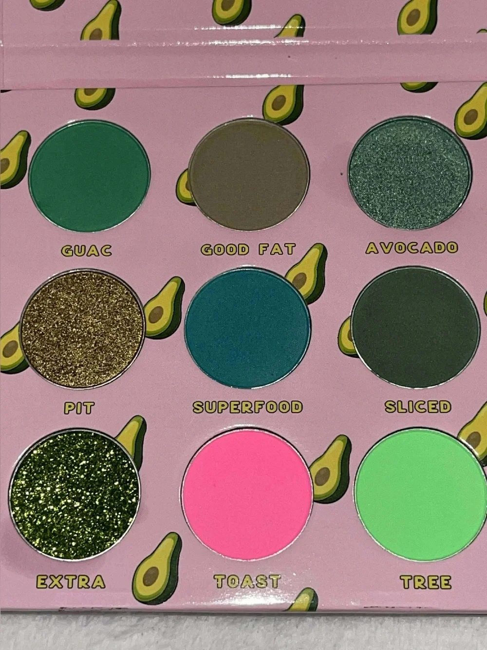 Peachy Queen Know Im Extra Avocado Eyeshadow Palette